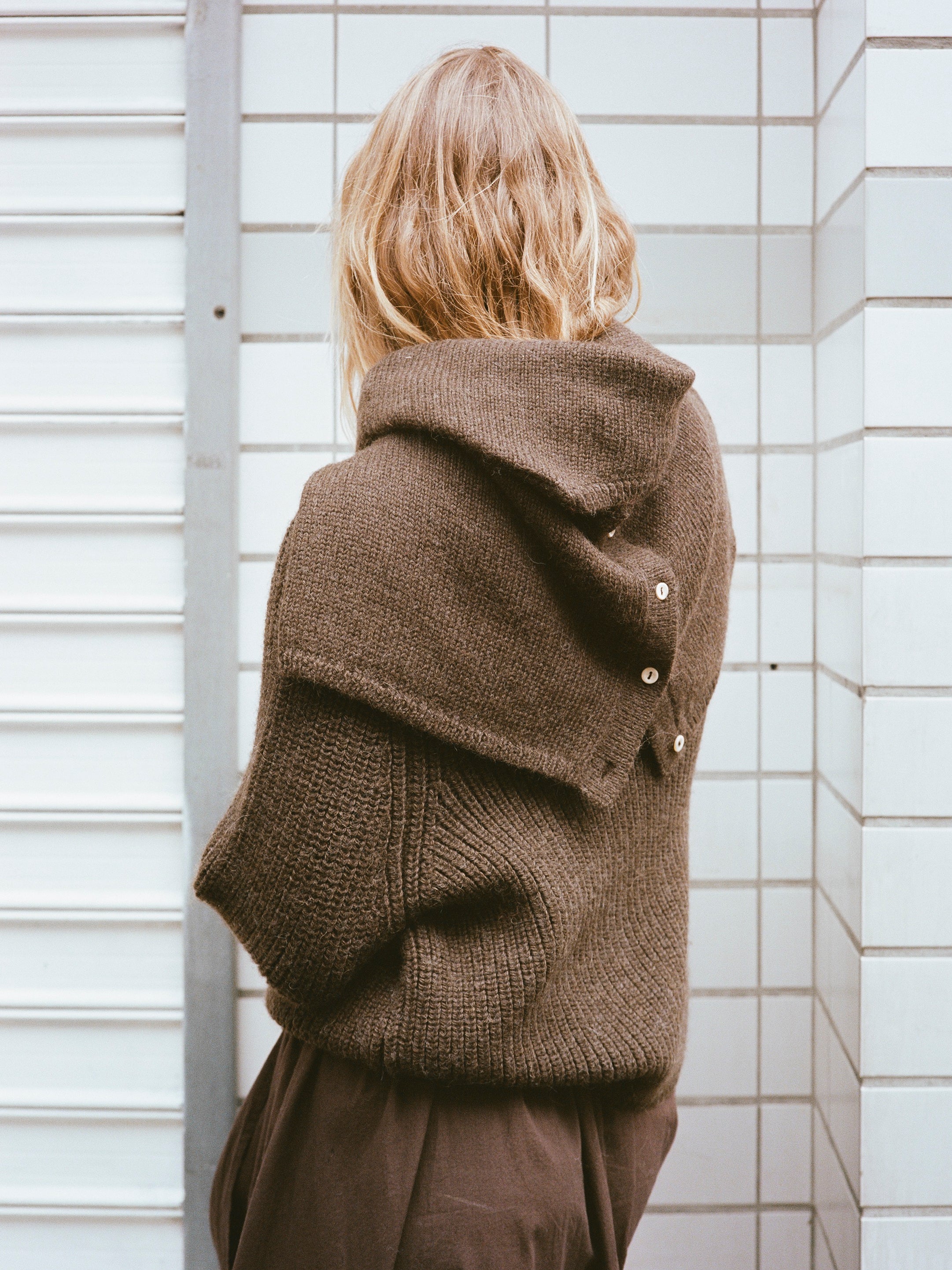 Elia Crew, Baby Alpaca, Walnut