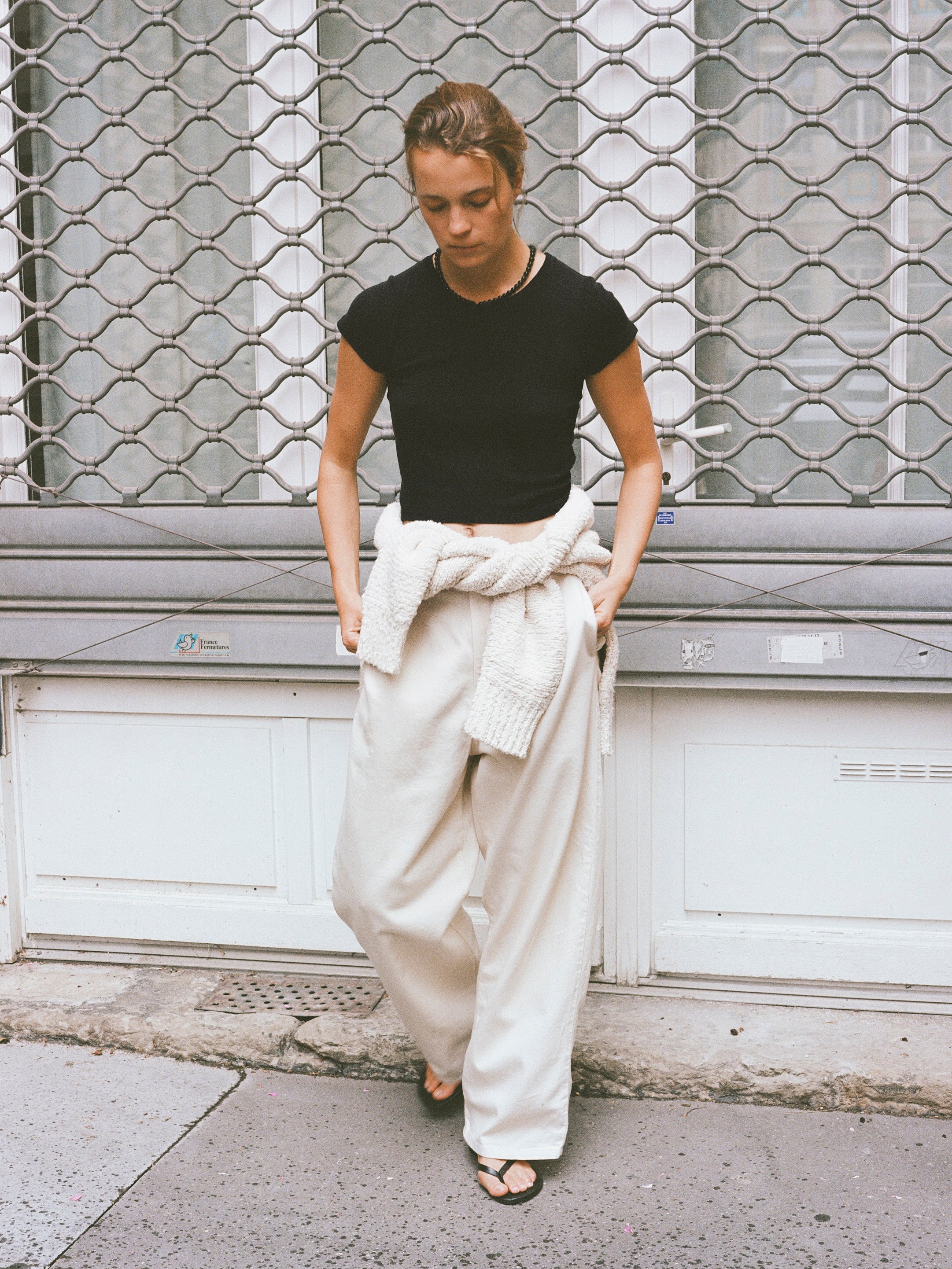 Lou Tee, Regen Silk Noil Jersey, Black