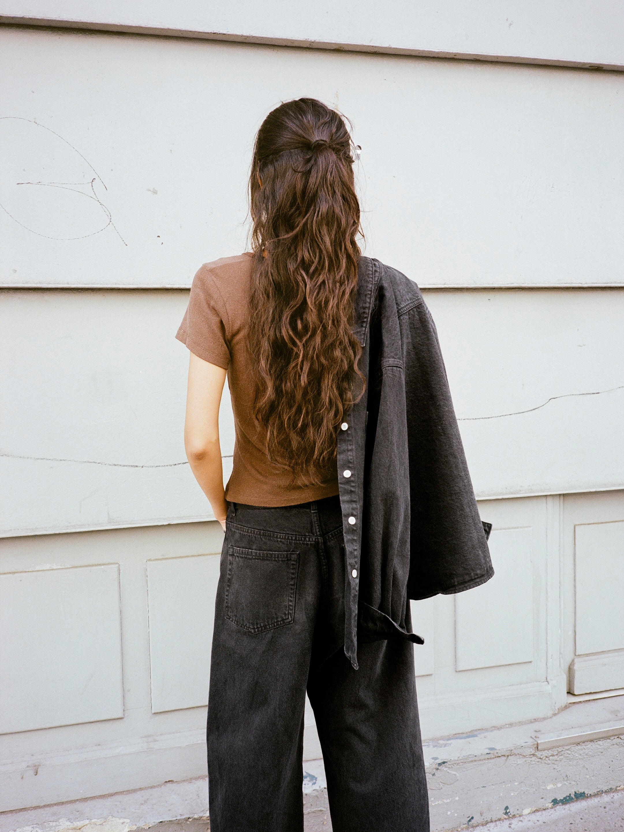 Baby Tee, Regen Silk Noil Jersey, Manzanita