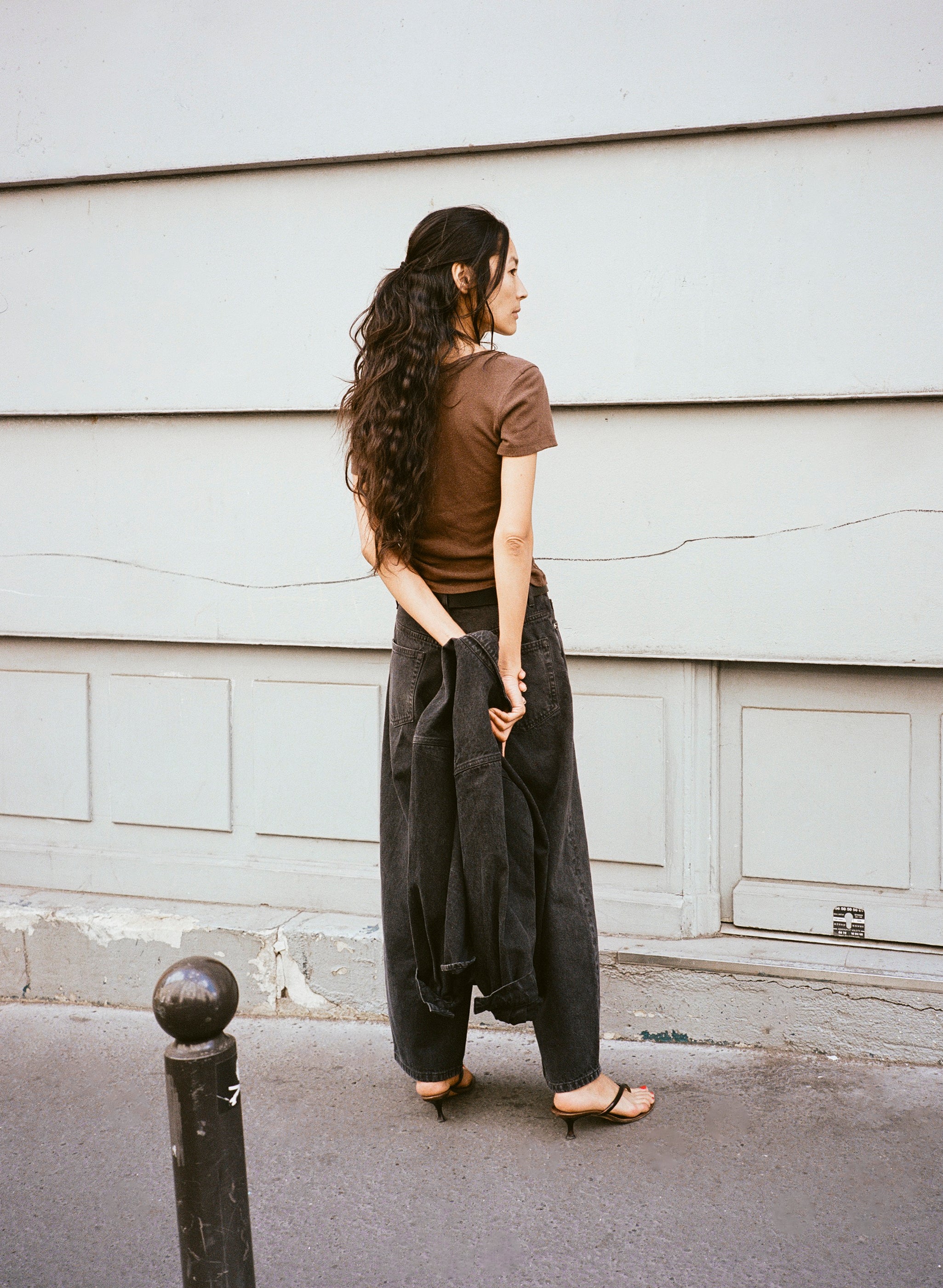 Baby Tee, Regen Silk Noil Jersey, Manzanita