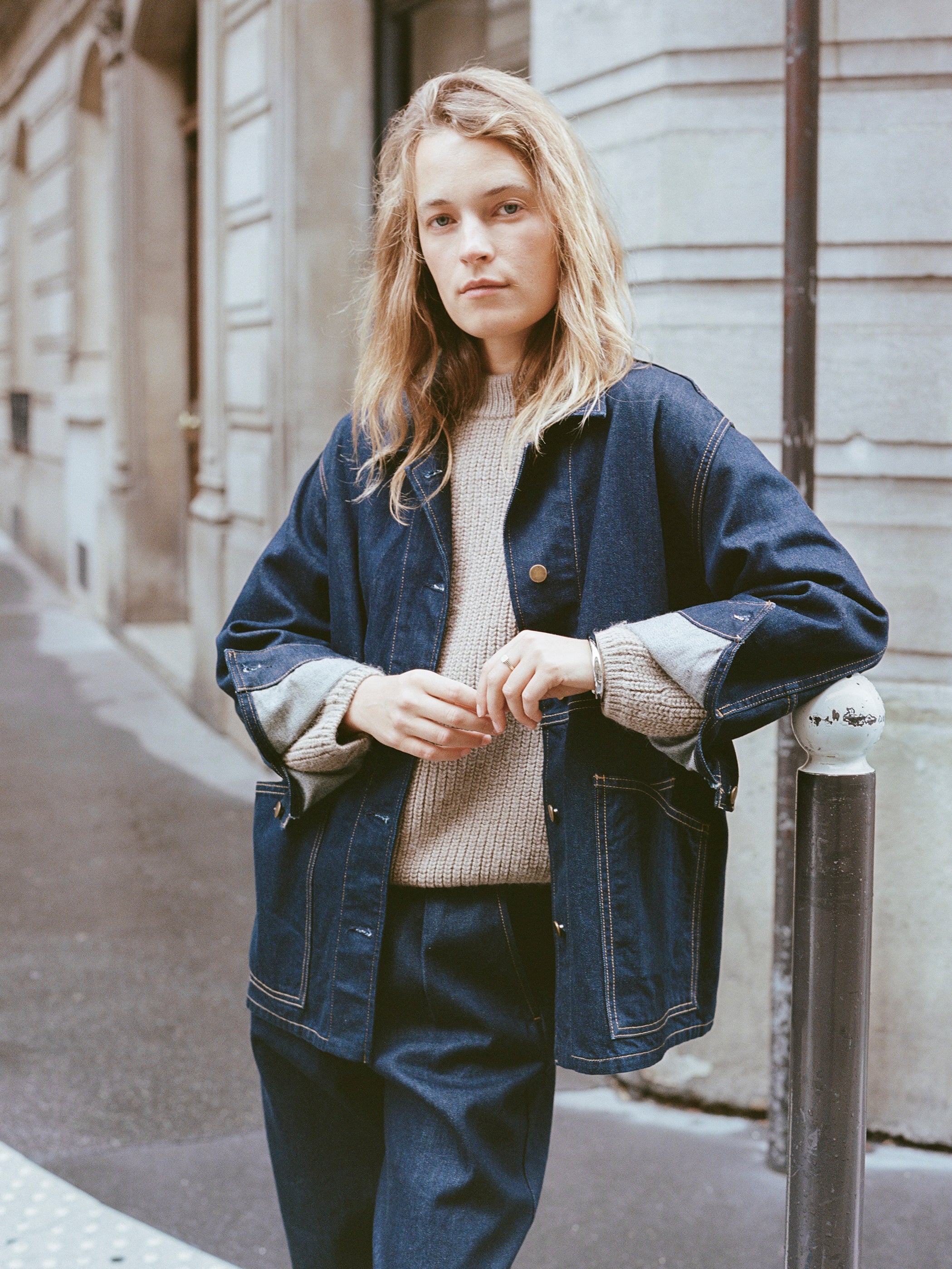 Loretta Jacket, Tencel Denim, Rinse