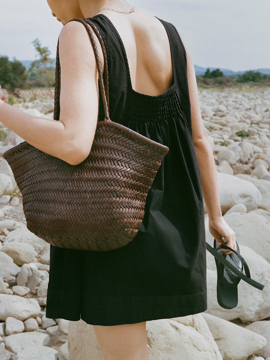 Milo Dress, Organic Batiste, Soft Black