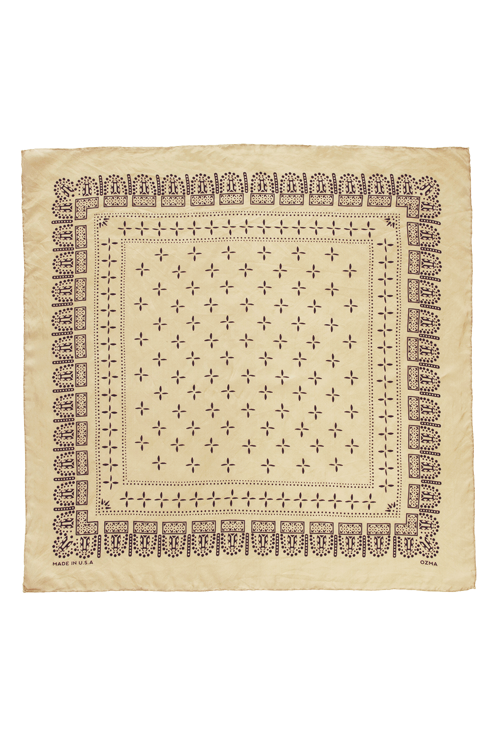 1930s Bandana, Regen Silk, Hay