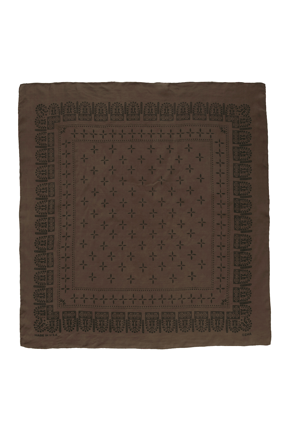 1930s Bandana, Regen Silk, Manzanita