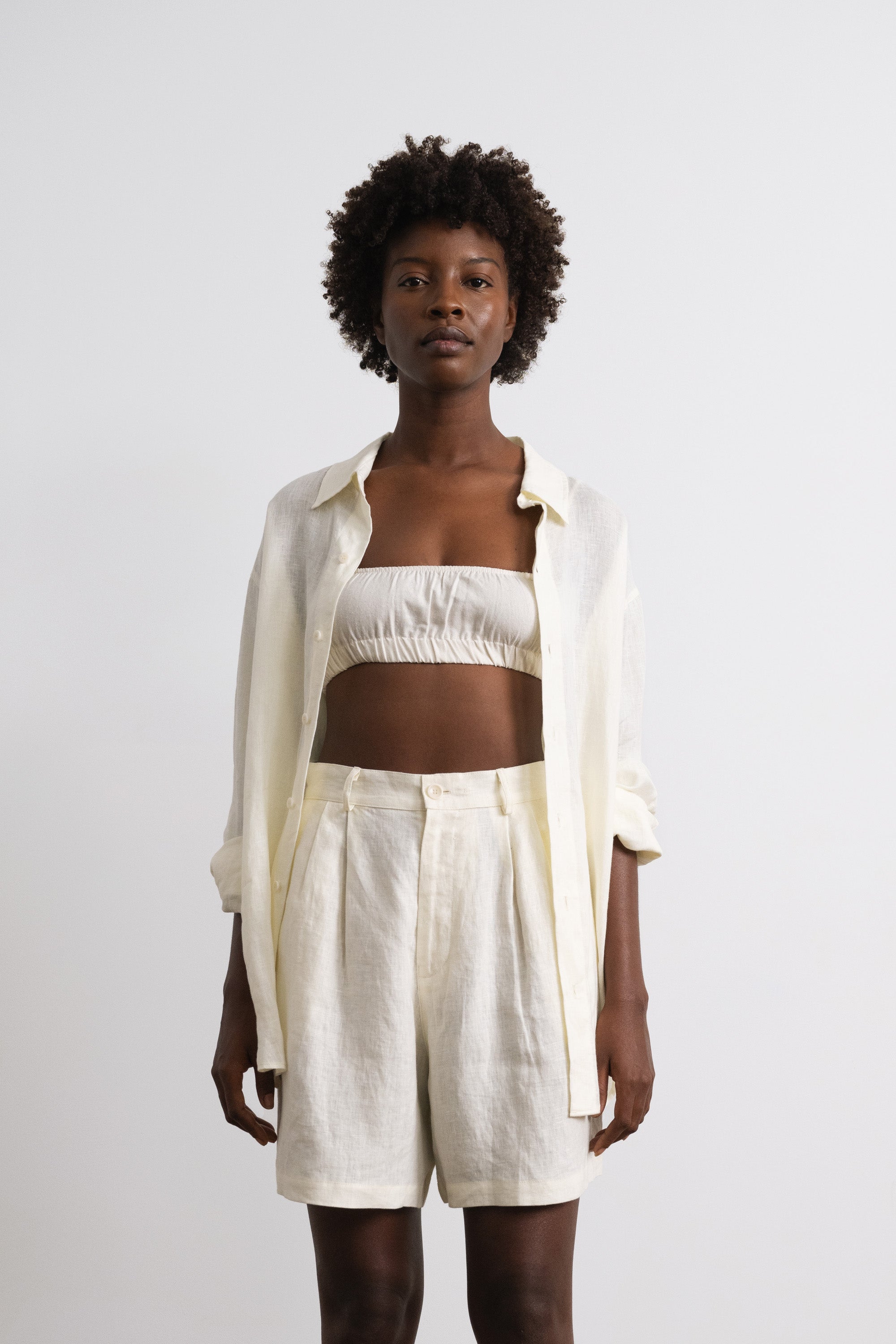 House Top, Regen Silk Noil, Natural