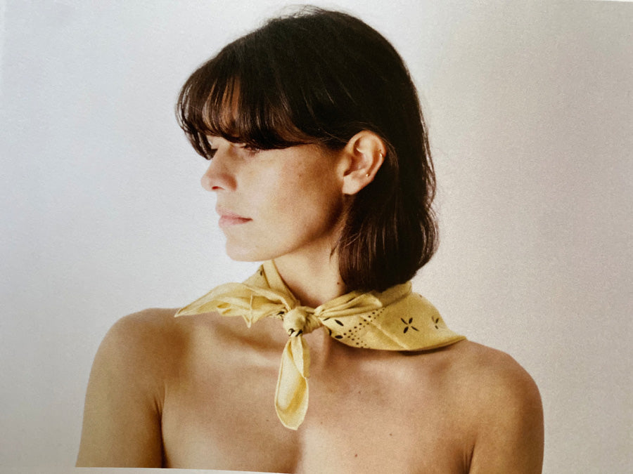 1930s Bandana, Regen Silk, Hay