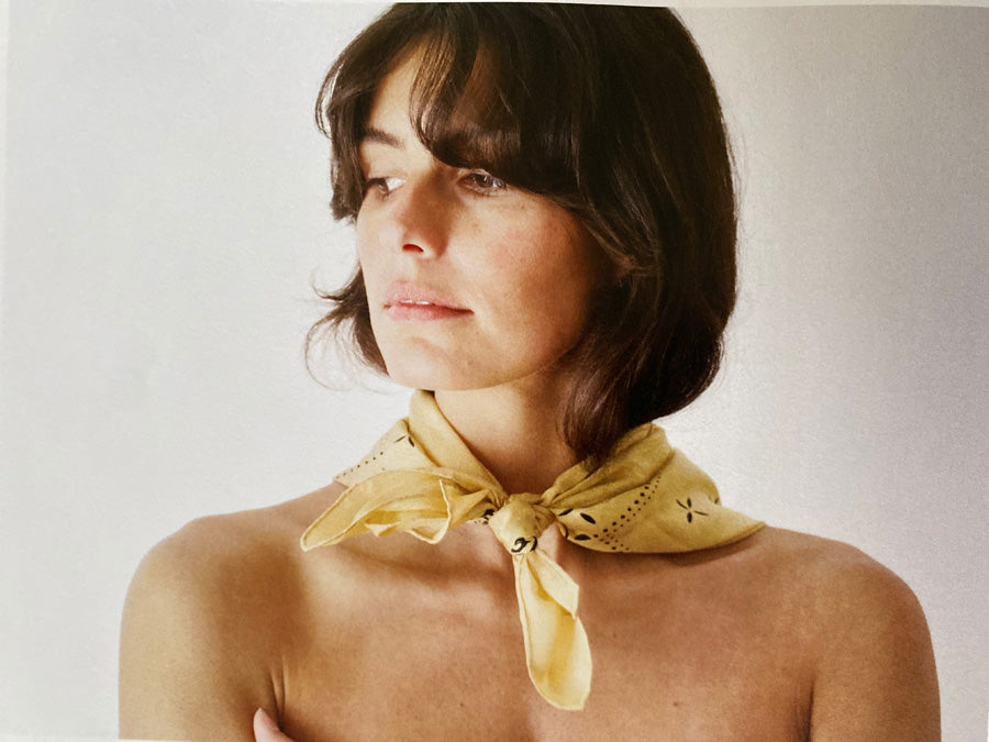 1930s Bandana, Regen Silk, Hay