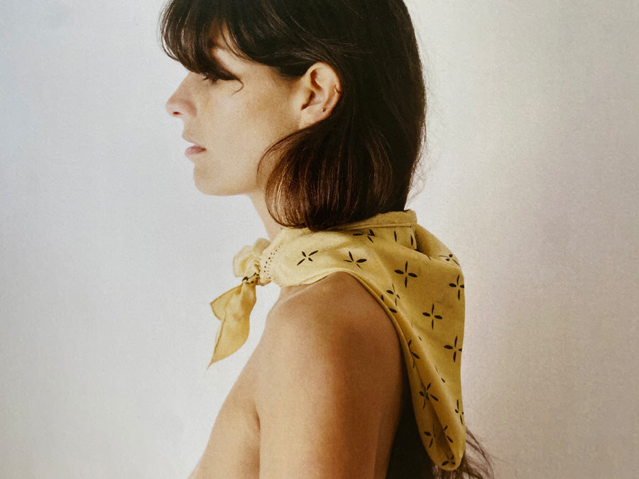 1930s Bandana, Regen Silk, Hay