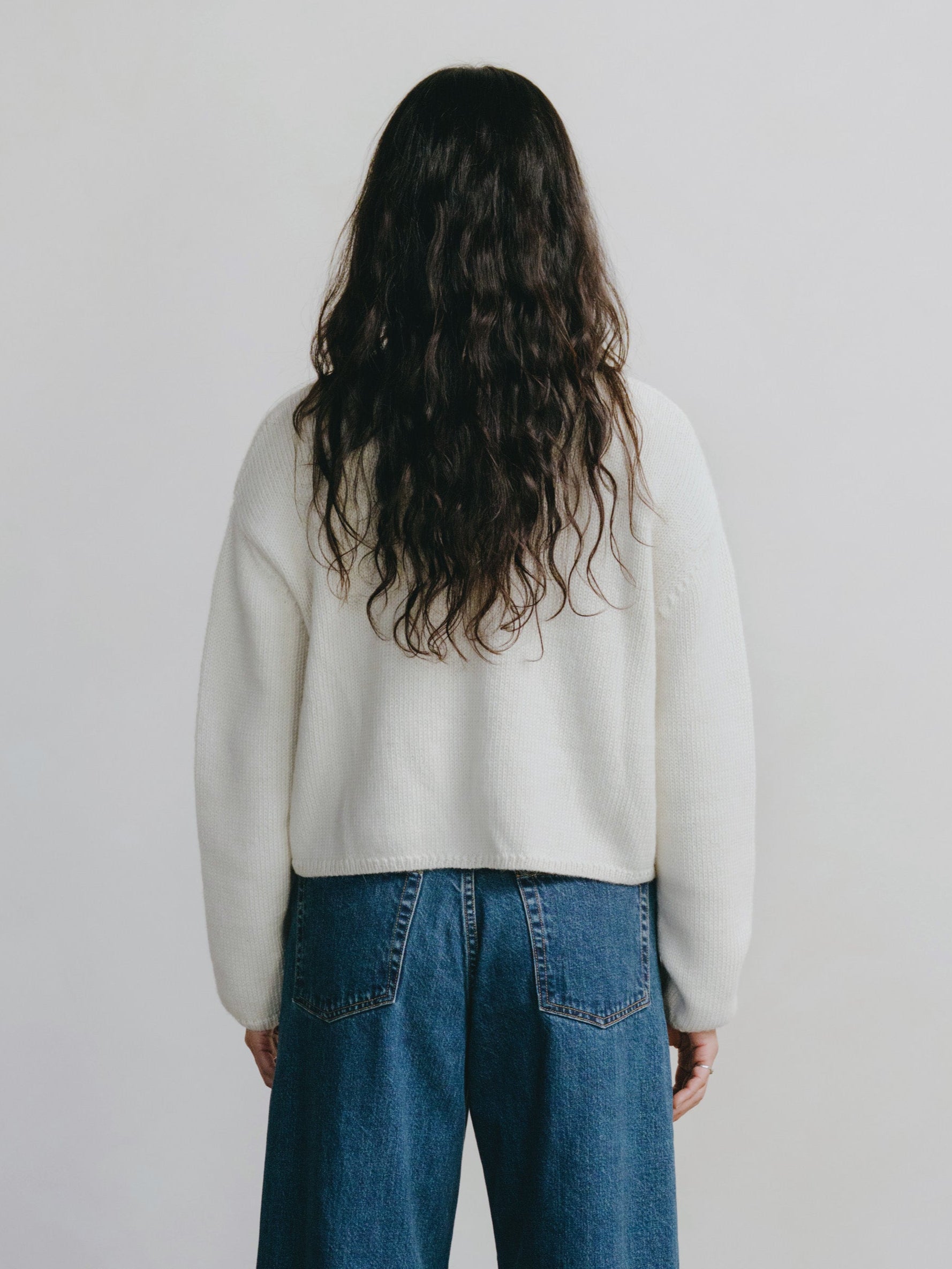 Everyday Cardigan, Baby Alpaca, Natural