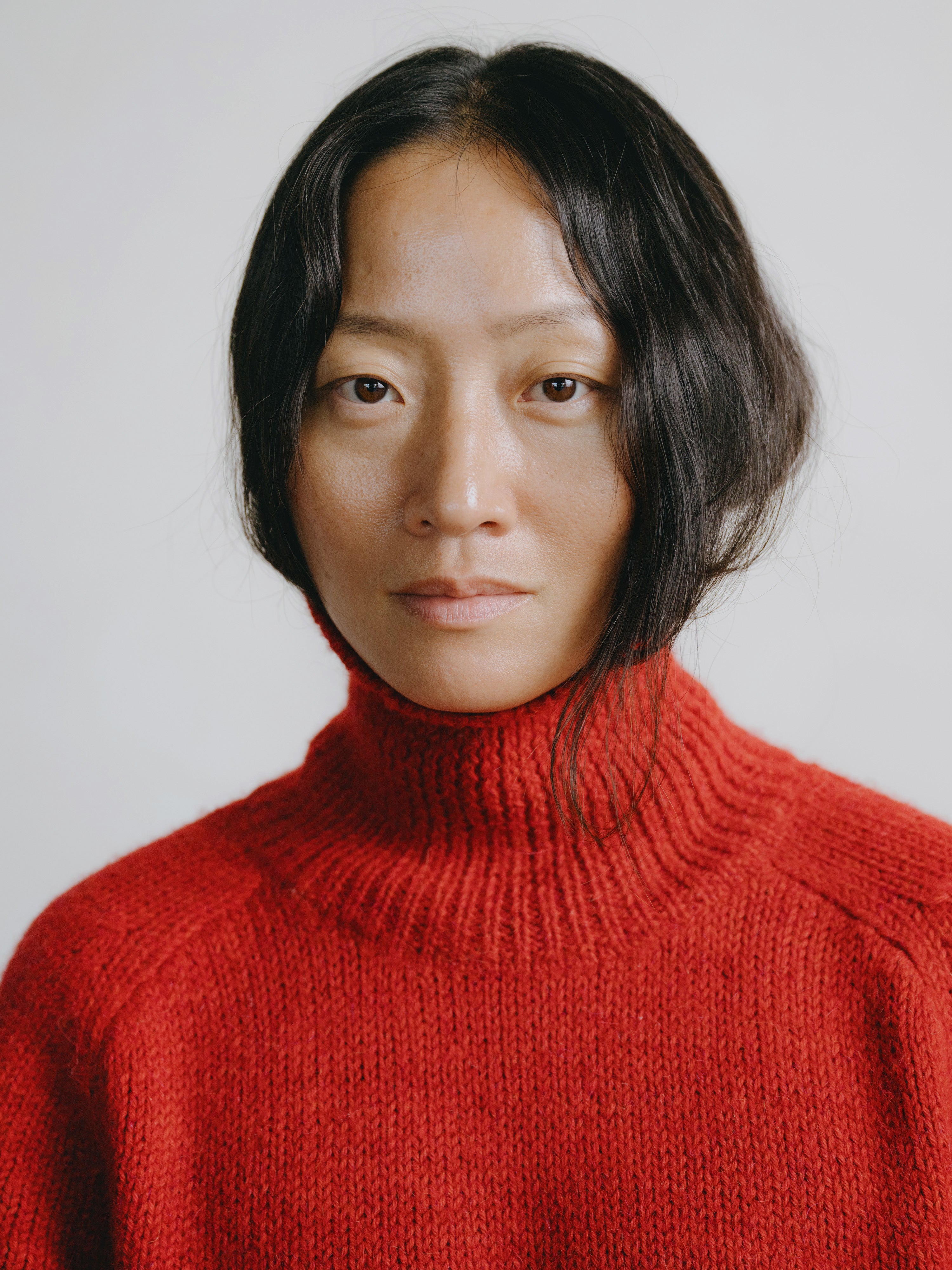 Rue Turtleneck, Alpaca Wool, Tomato