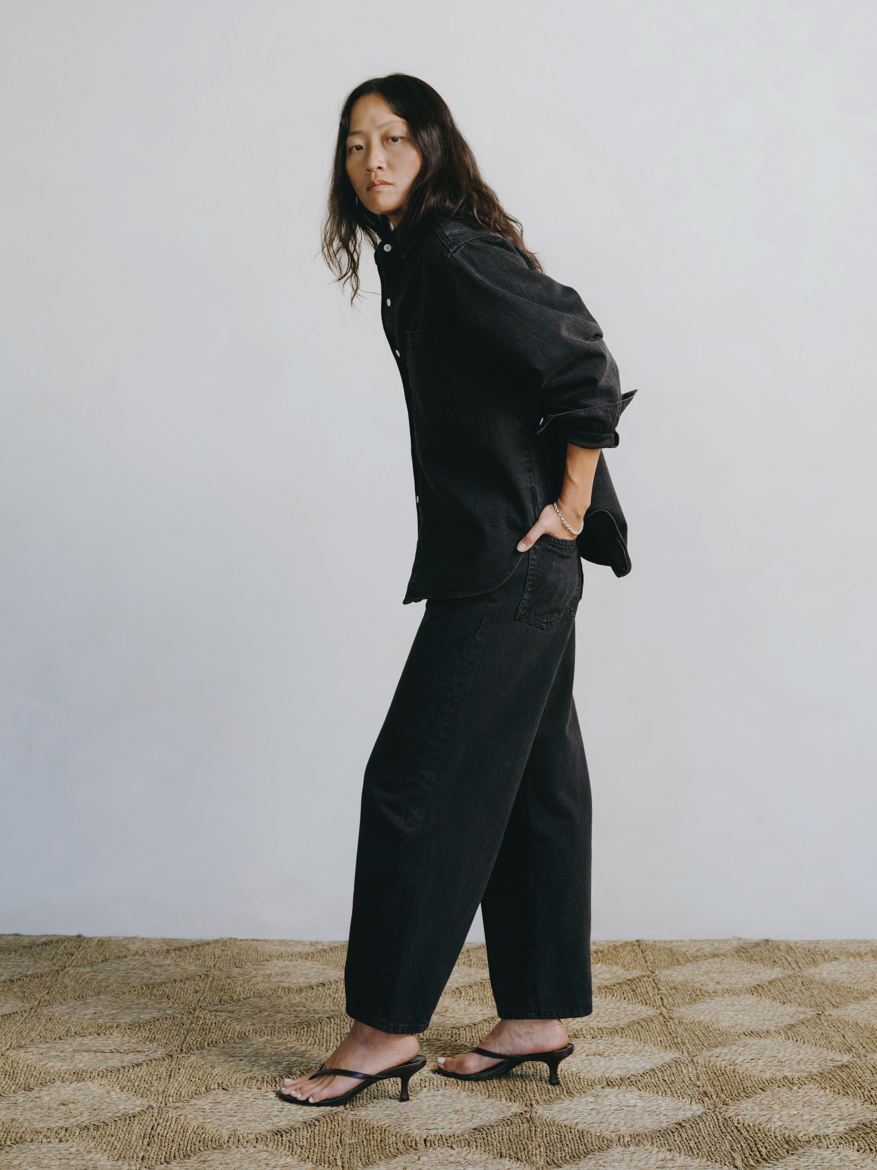 Ronnie Jean, Recycled Denim, Vintage Black