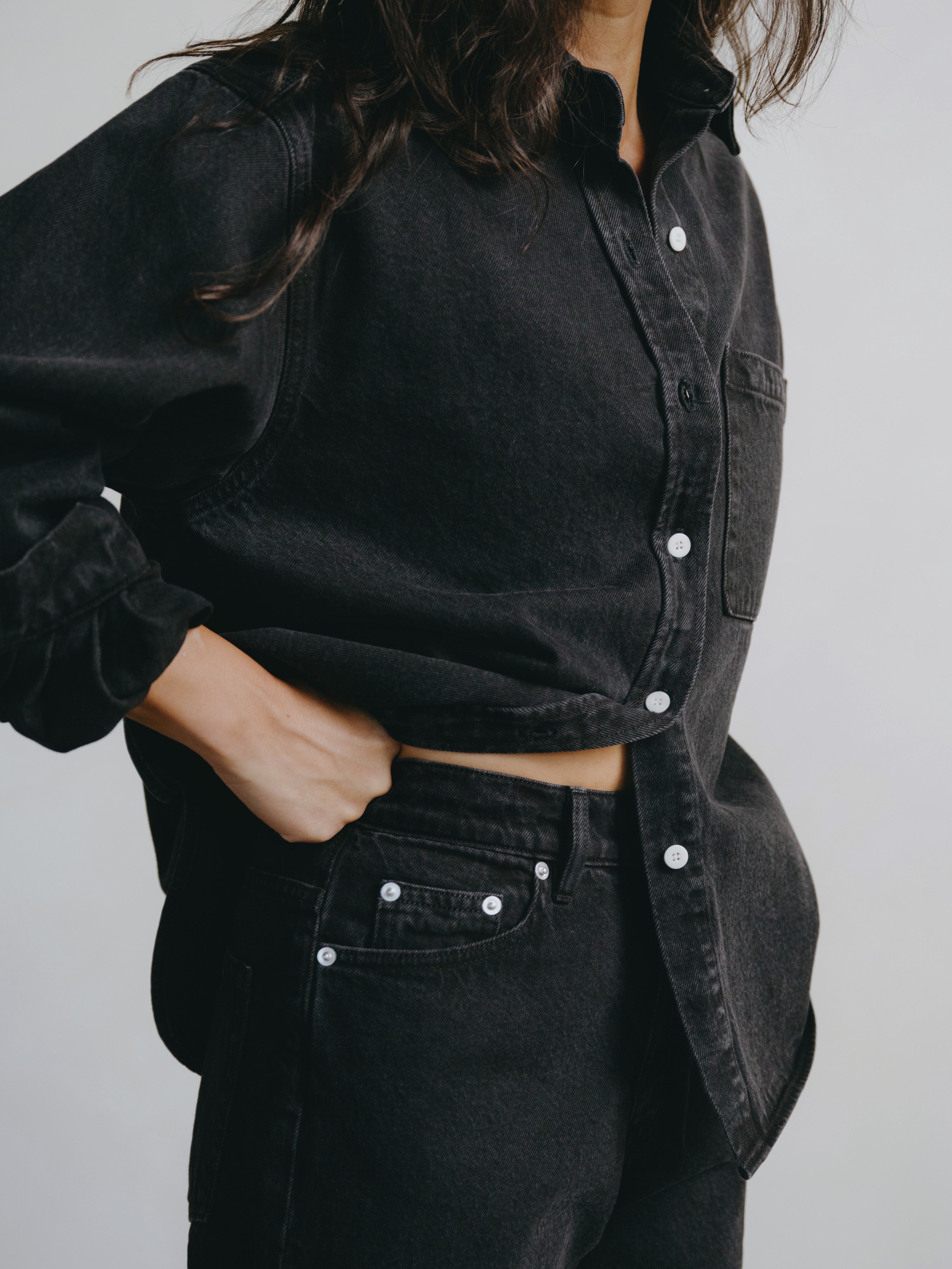 Ronnie Jean, Recycled Denim, Vintage Black