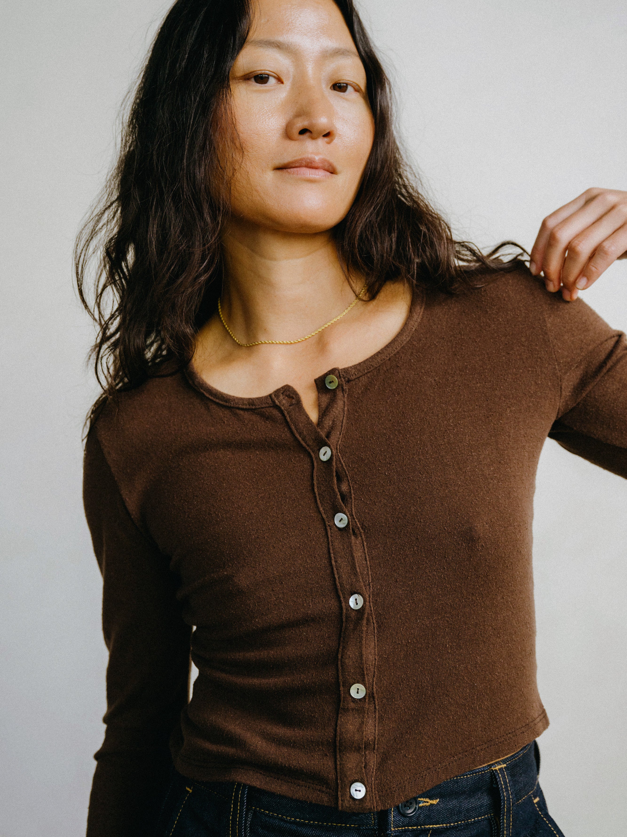 Ryan Cardi, Regen Silk Noil Jersey, Manzanita