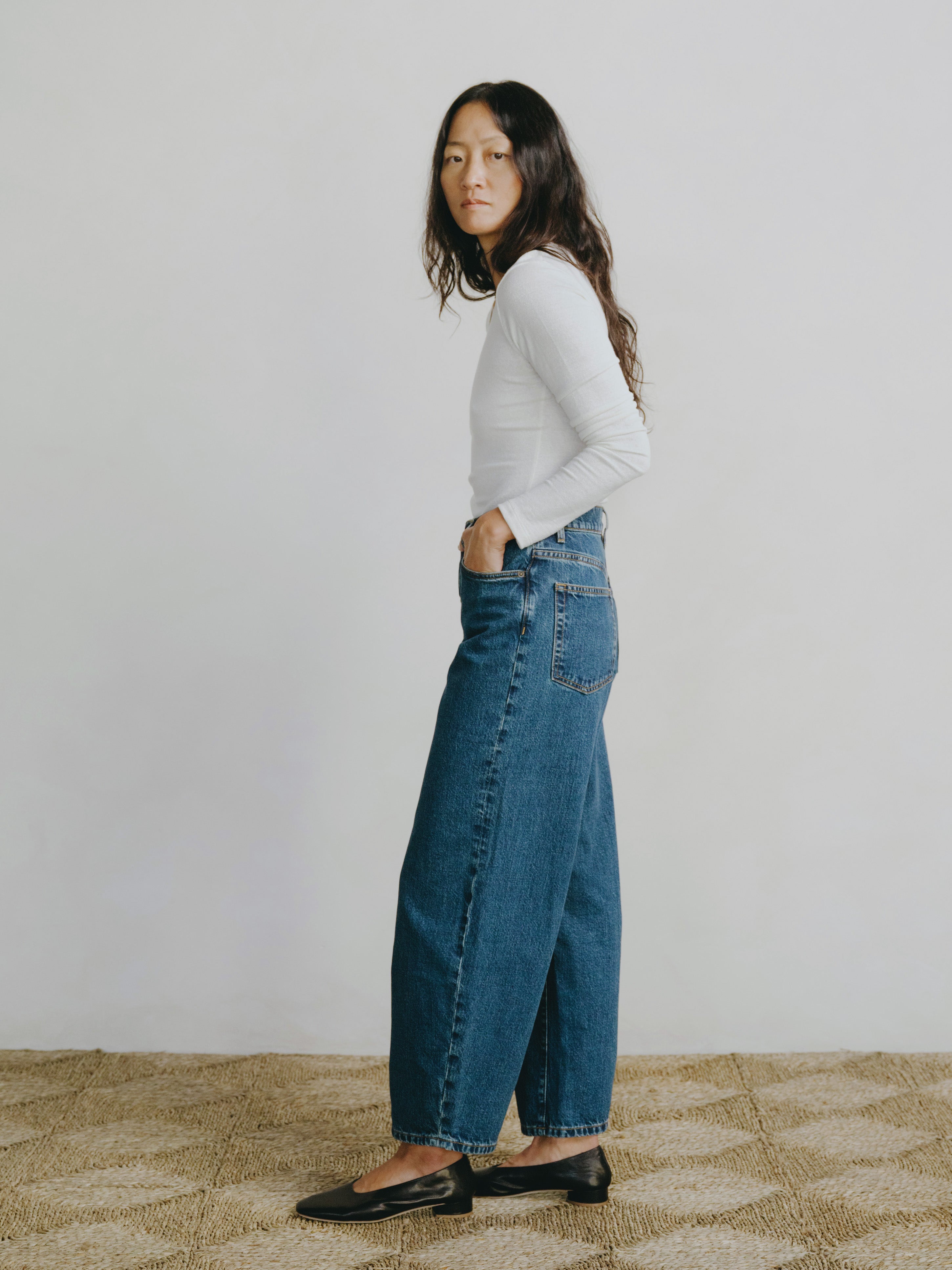 Naomi Bodysuit, Regen Silk Noil Jersey, Natural