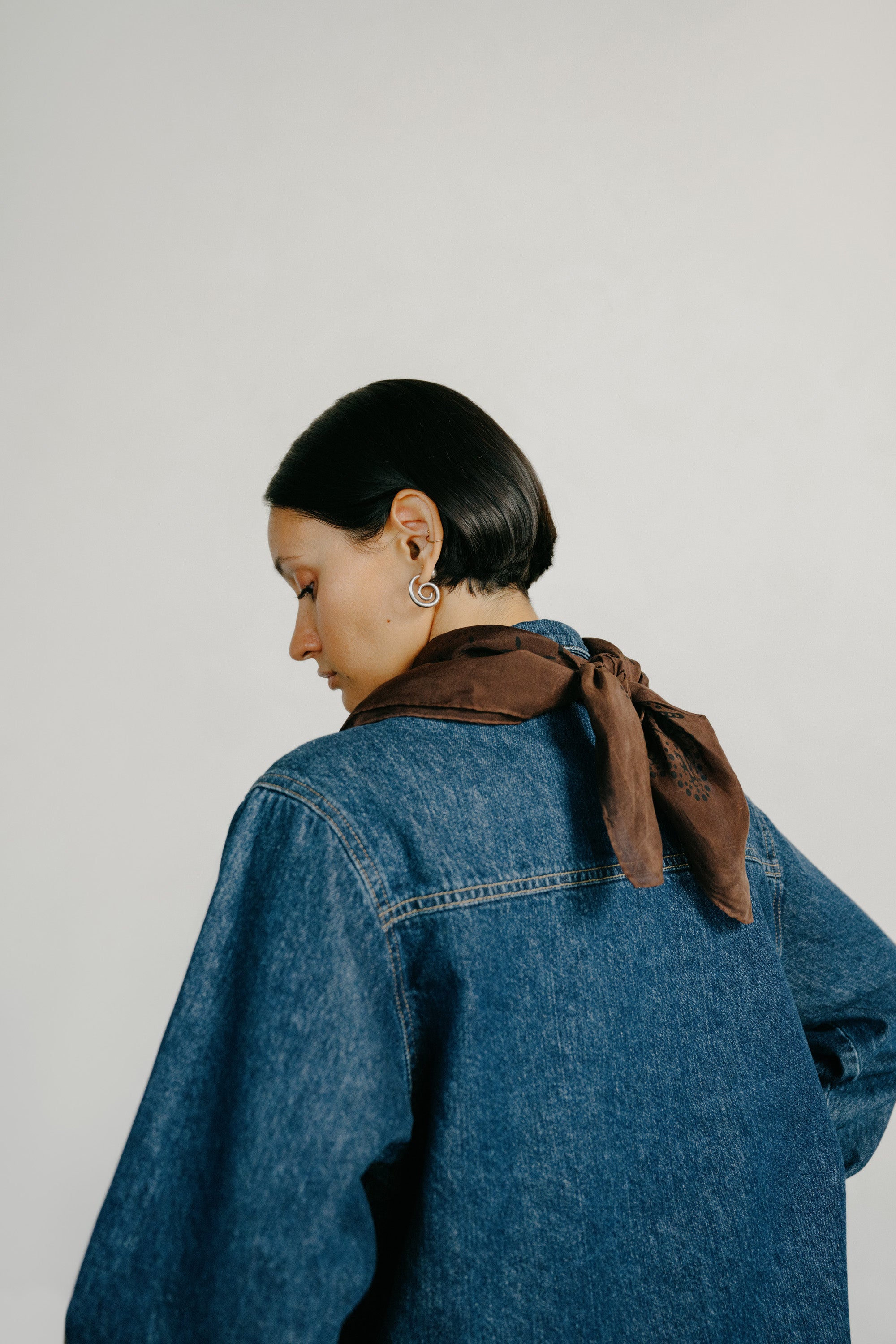 1930s Bandana, Regen Silk, Manzanita