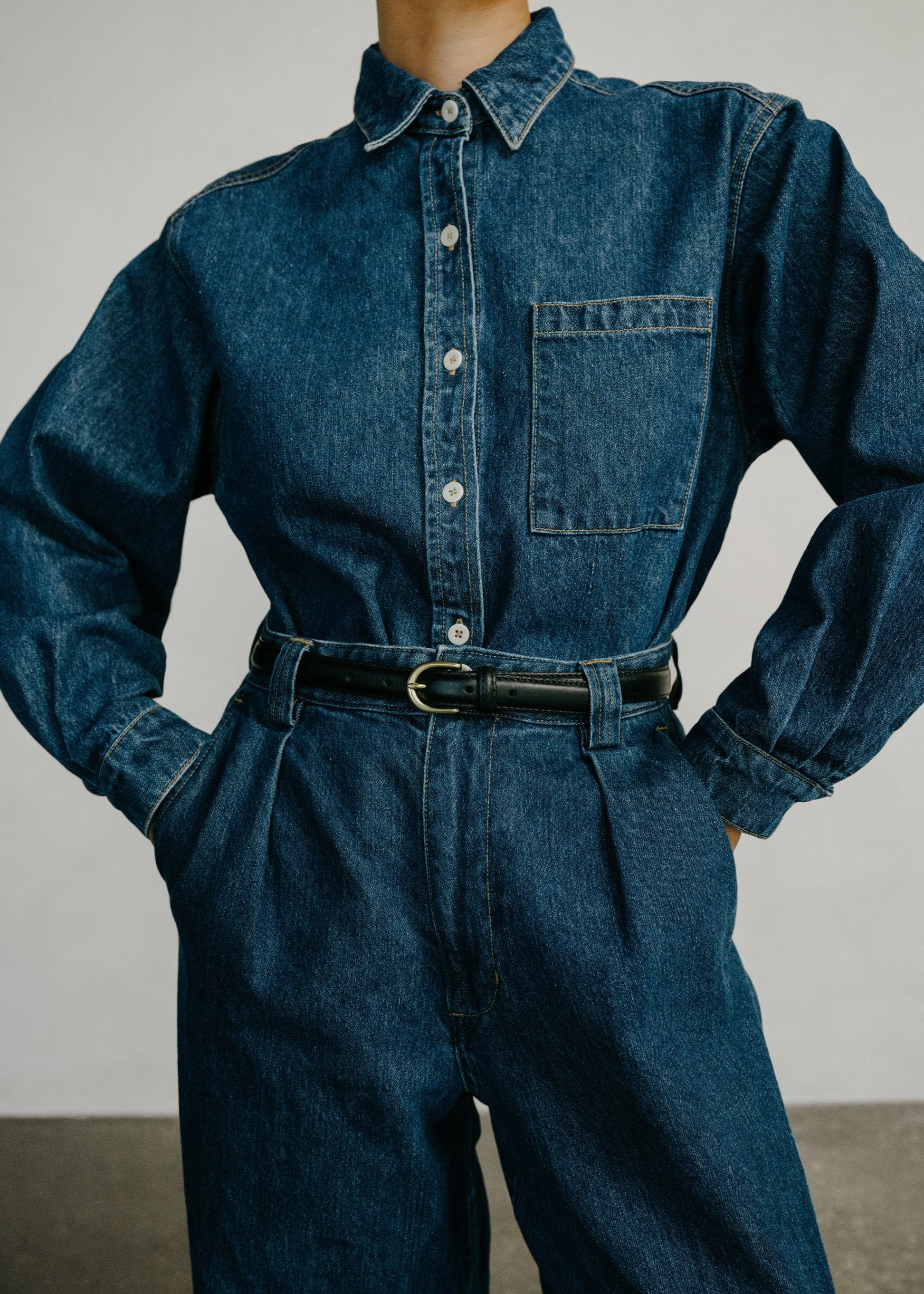 Classic Belt, Leather, Black