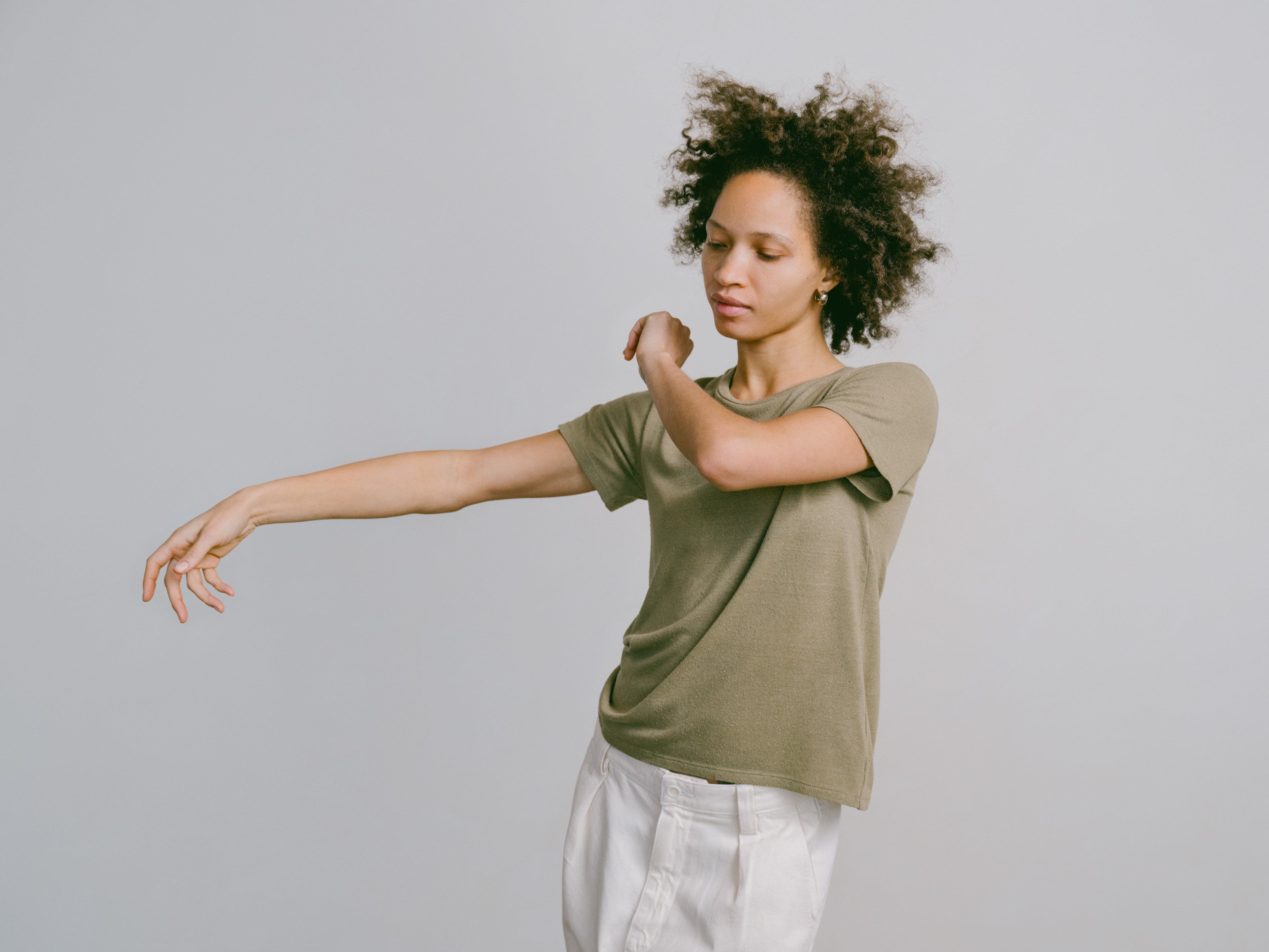 Classic Tee, Regen Silk Noil Jersey, Sage