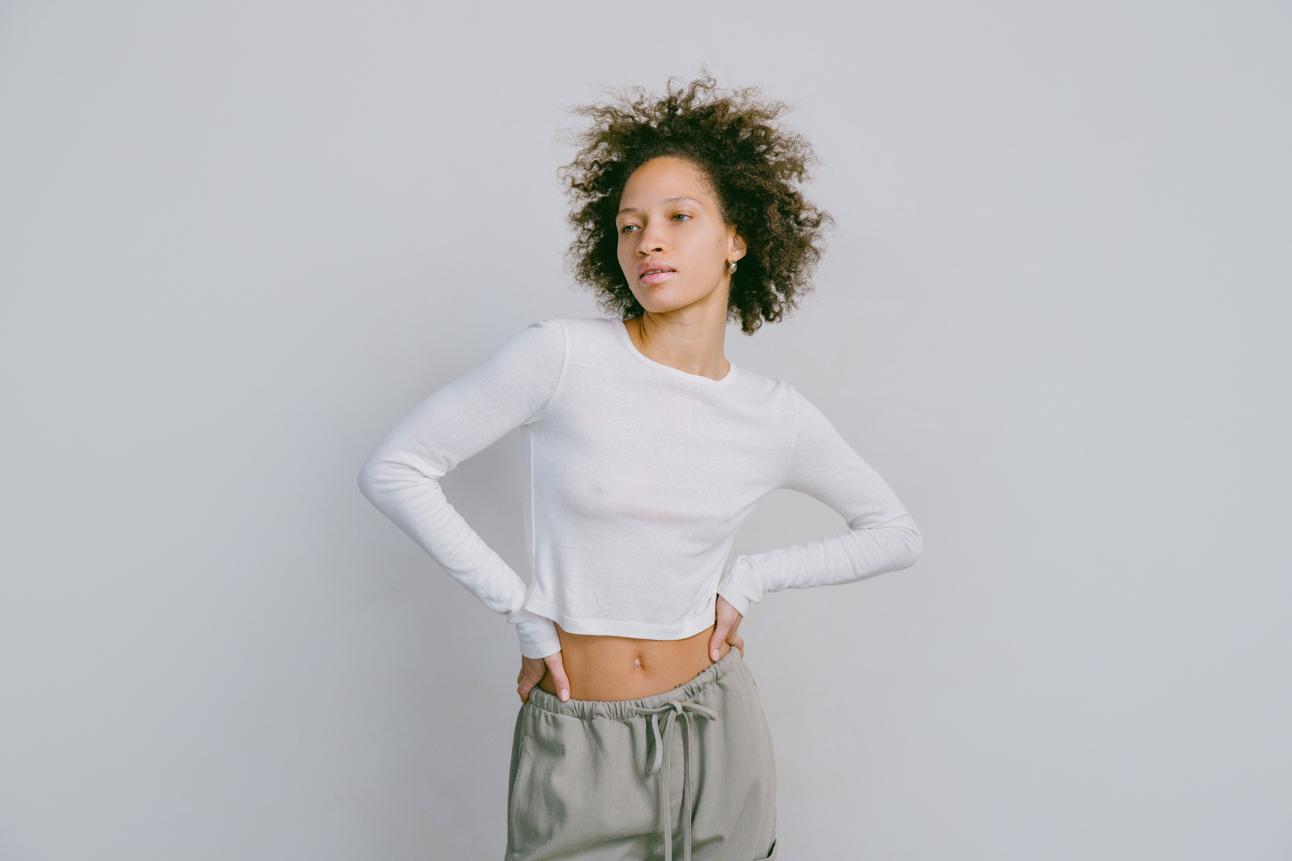 Lia Top, Regen Silk Noil Jersey, Natural