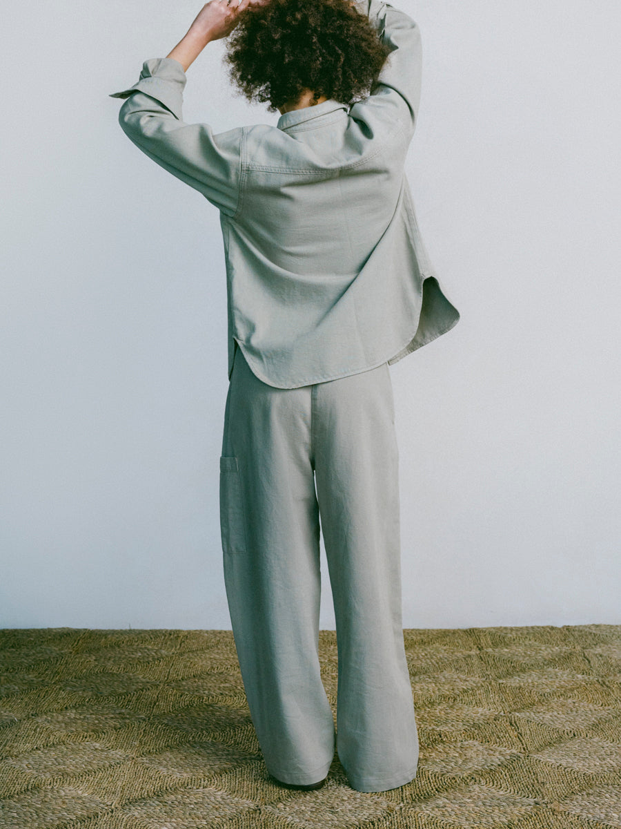 Shore Pant, Broken Twill, Oregano