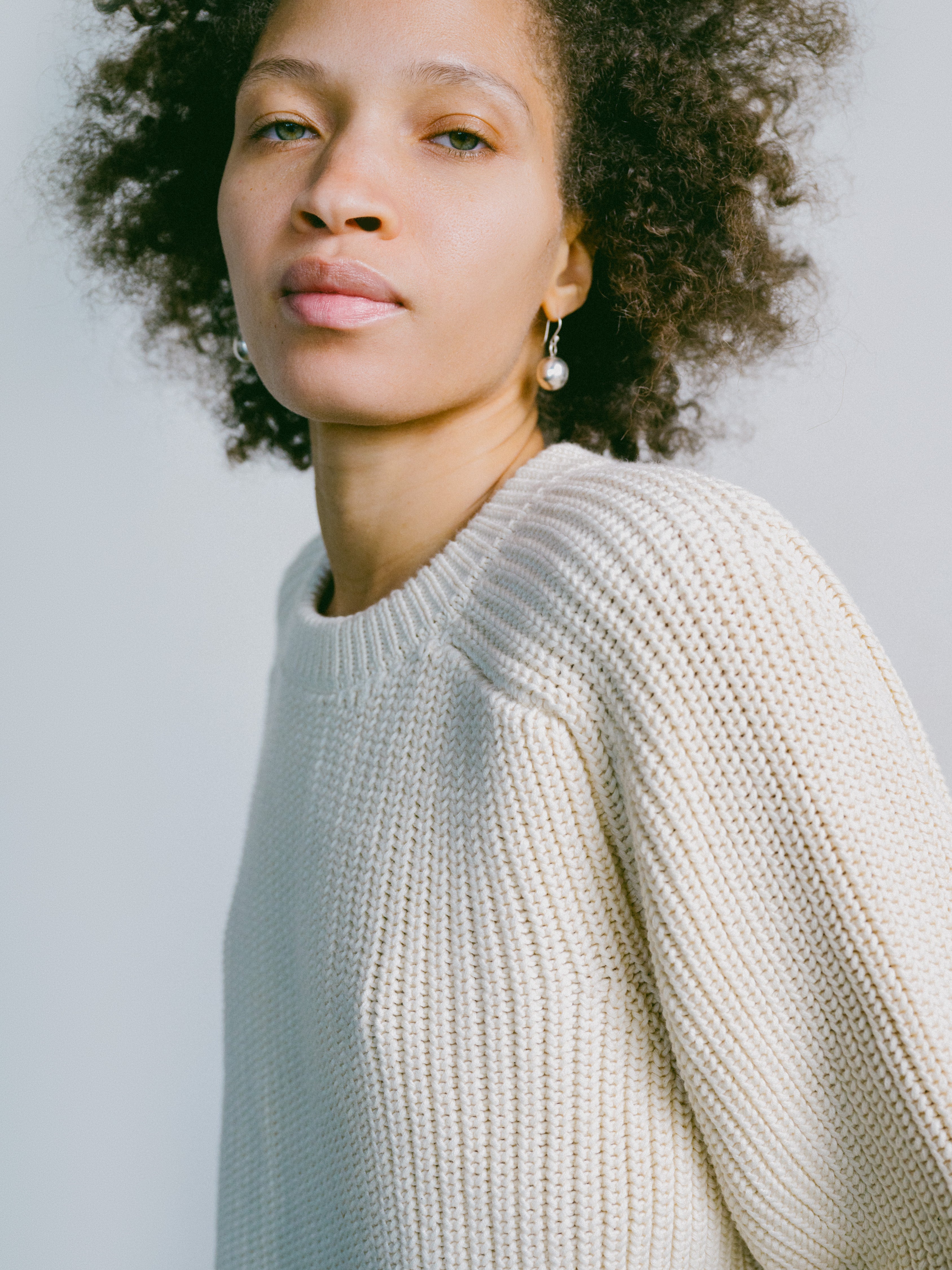 Elia Crew, Organic Cotton, Ecru