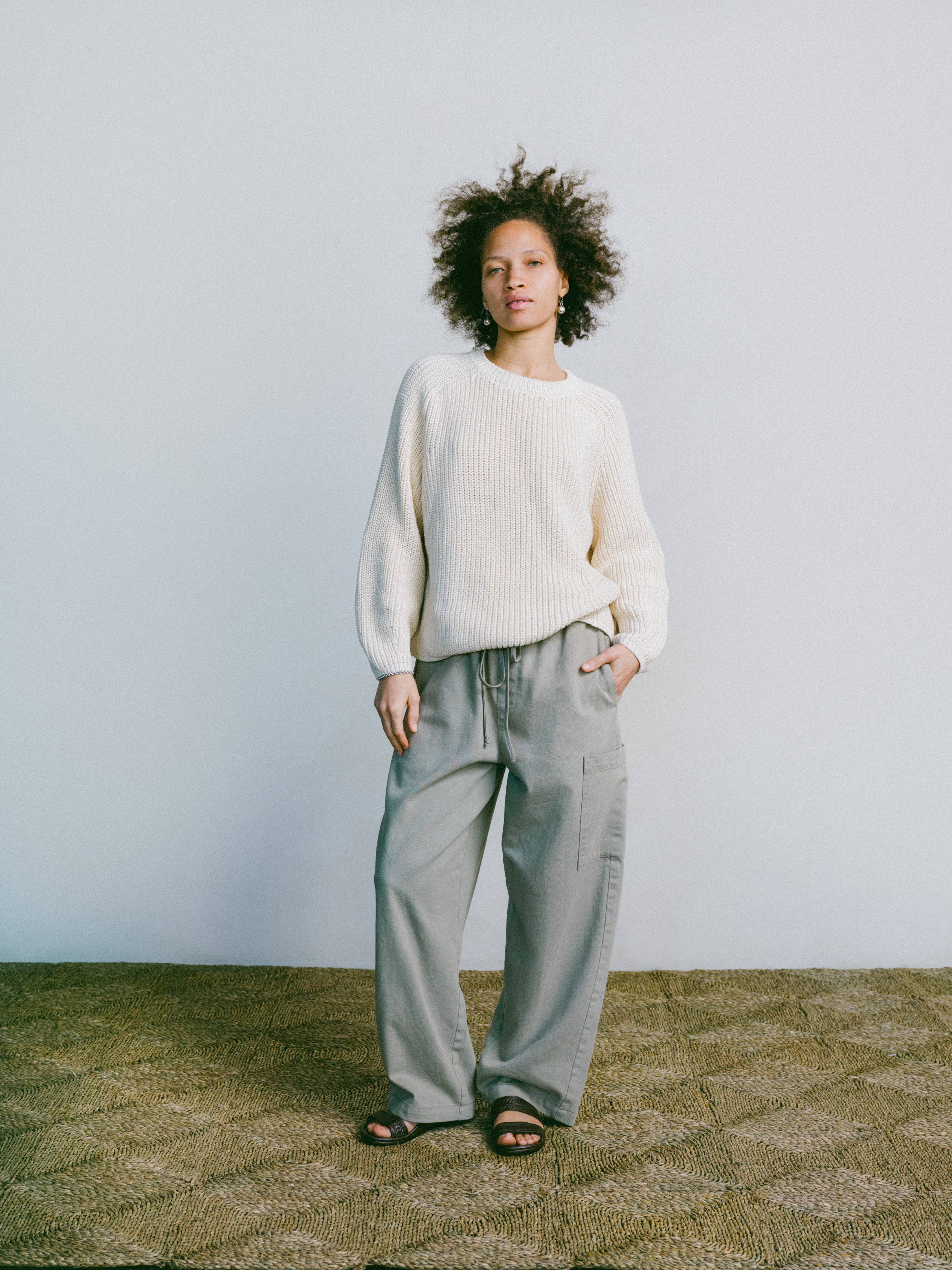 Shore Pant, Broken Twill, Oregano