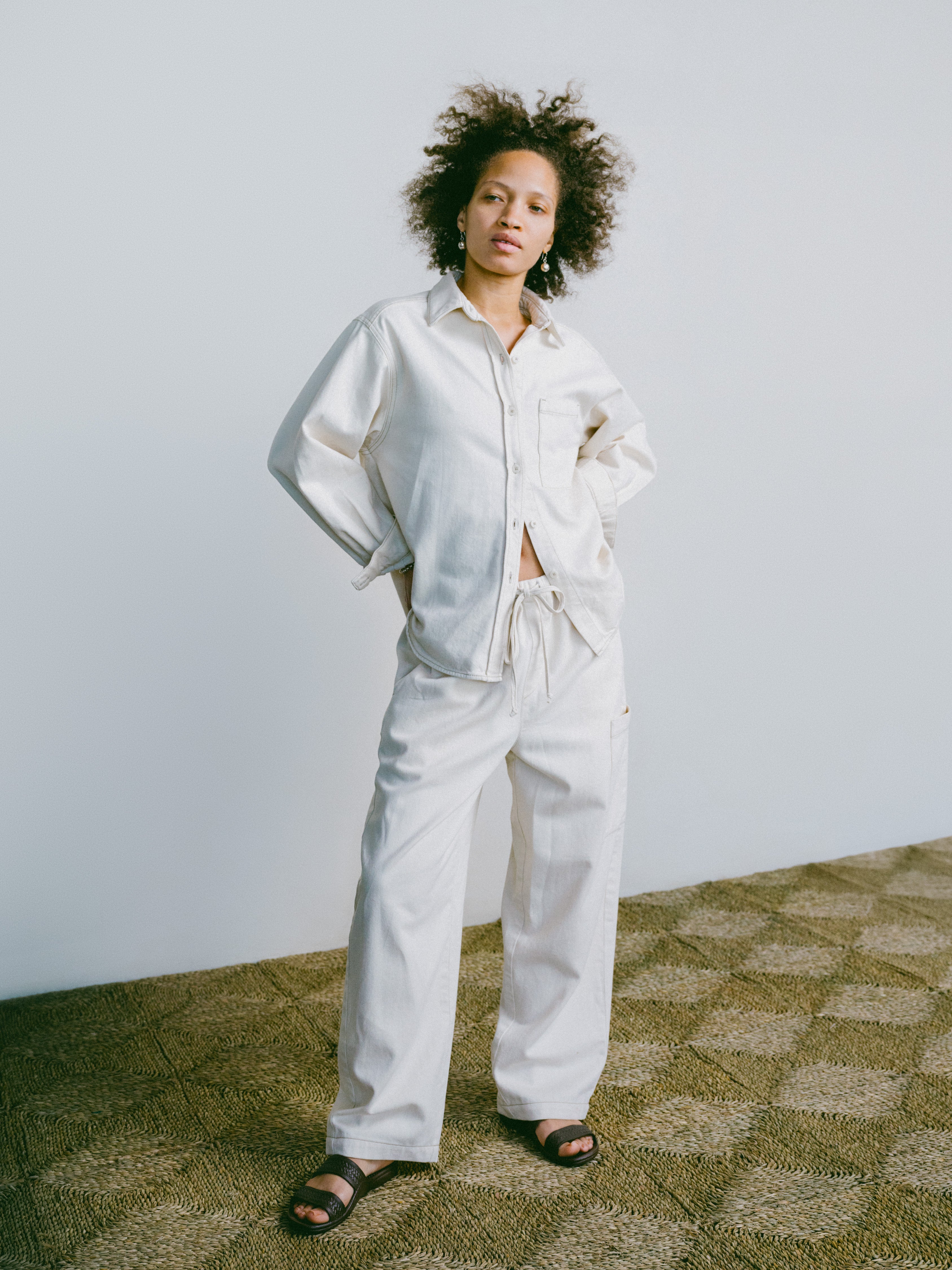 Shore Pant, Broken Twill, Putty