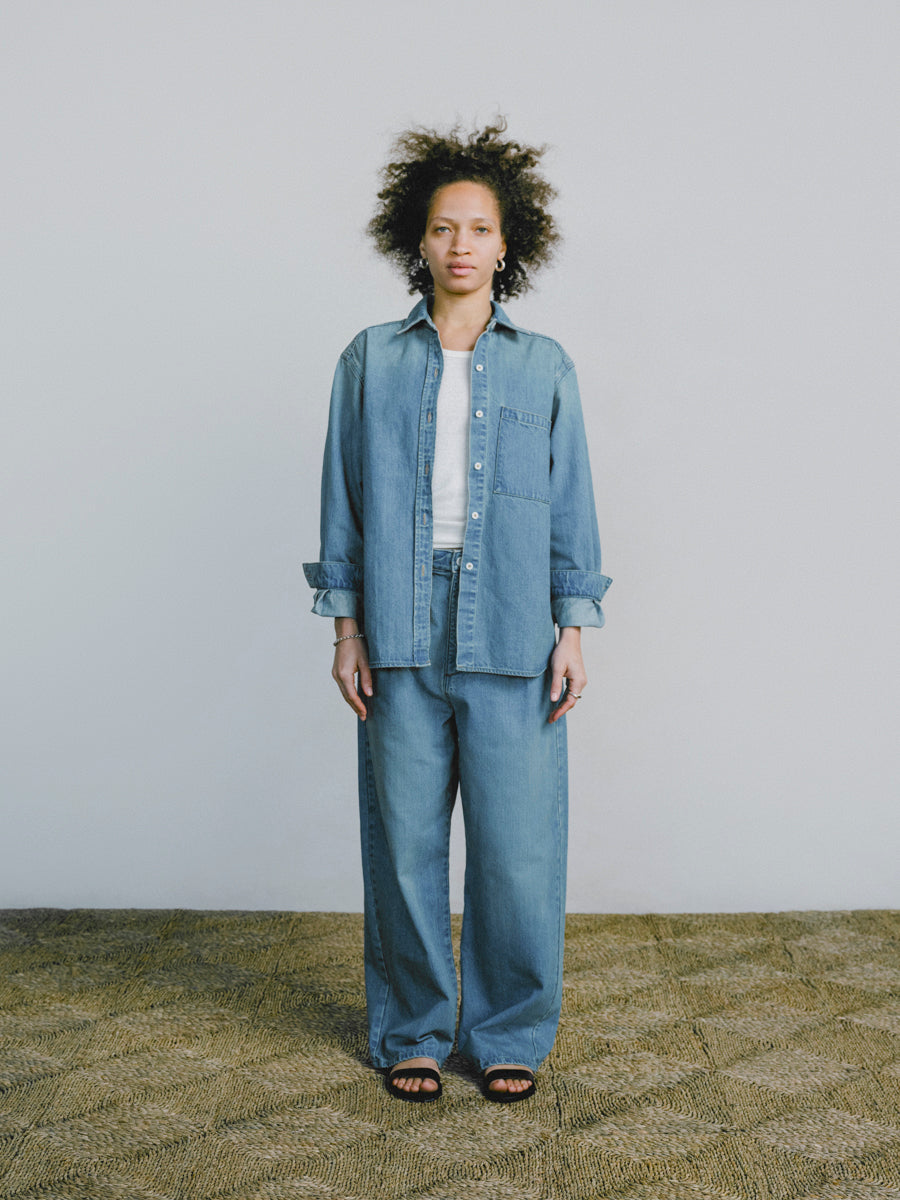 Field Pant, Tencel Denim, Vintage Light