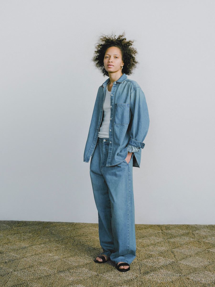 Field Pant, Tencel Denim, Vintage Light