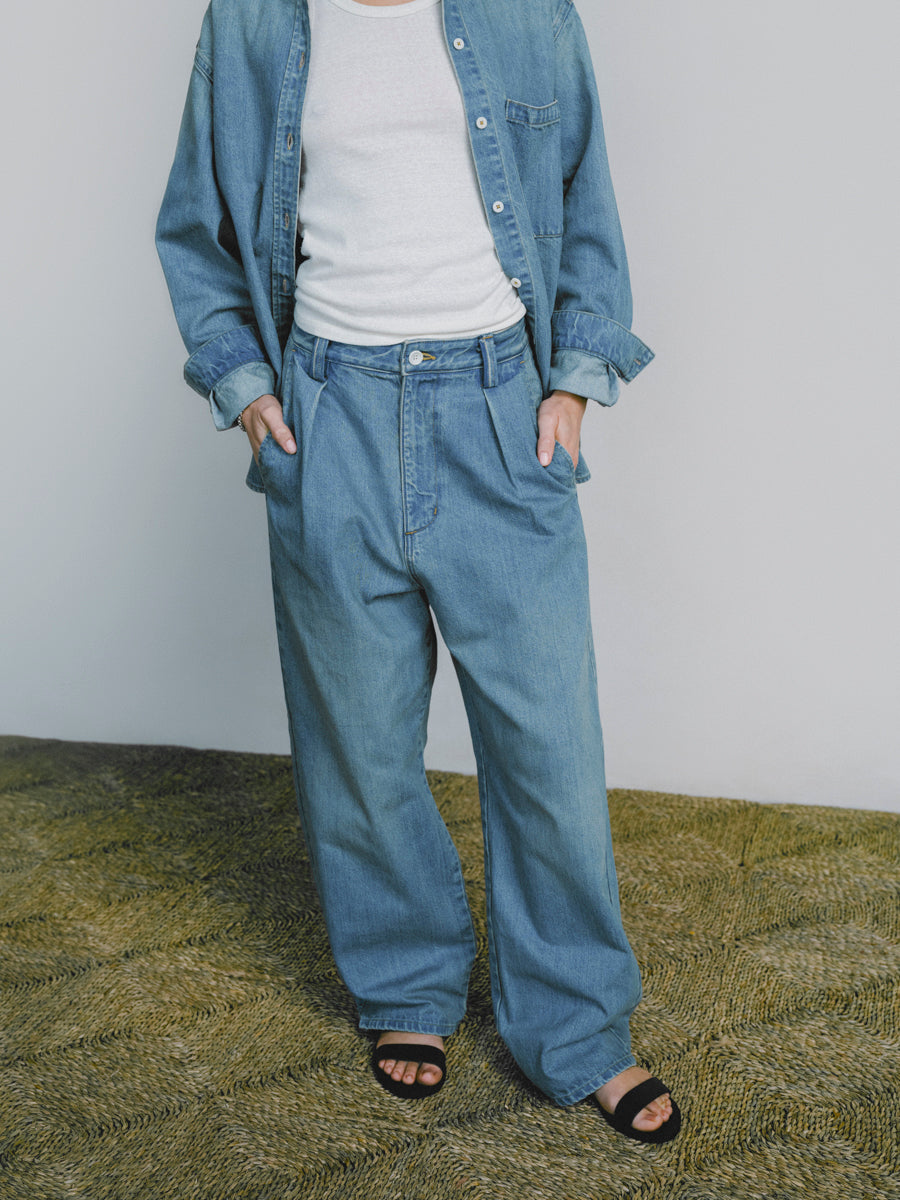 Field Pant, Tencel Denim, Vintage Light