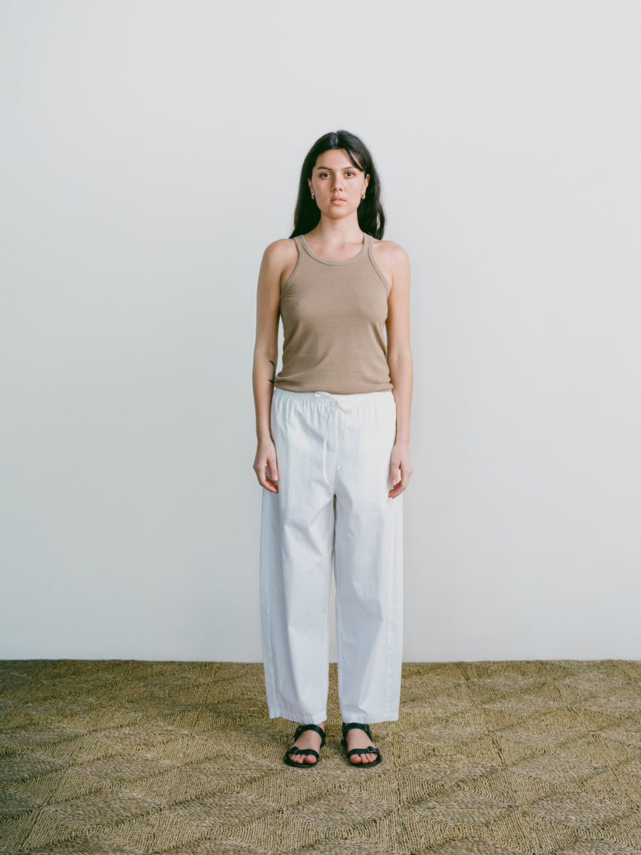 All Day Pant, Organic Cotton Poplin, Natural