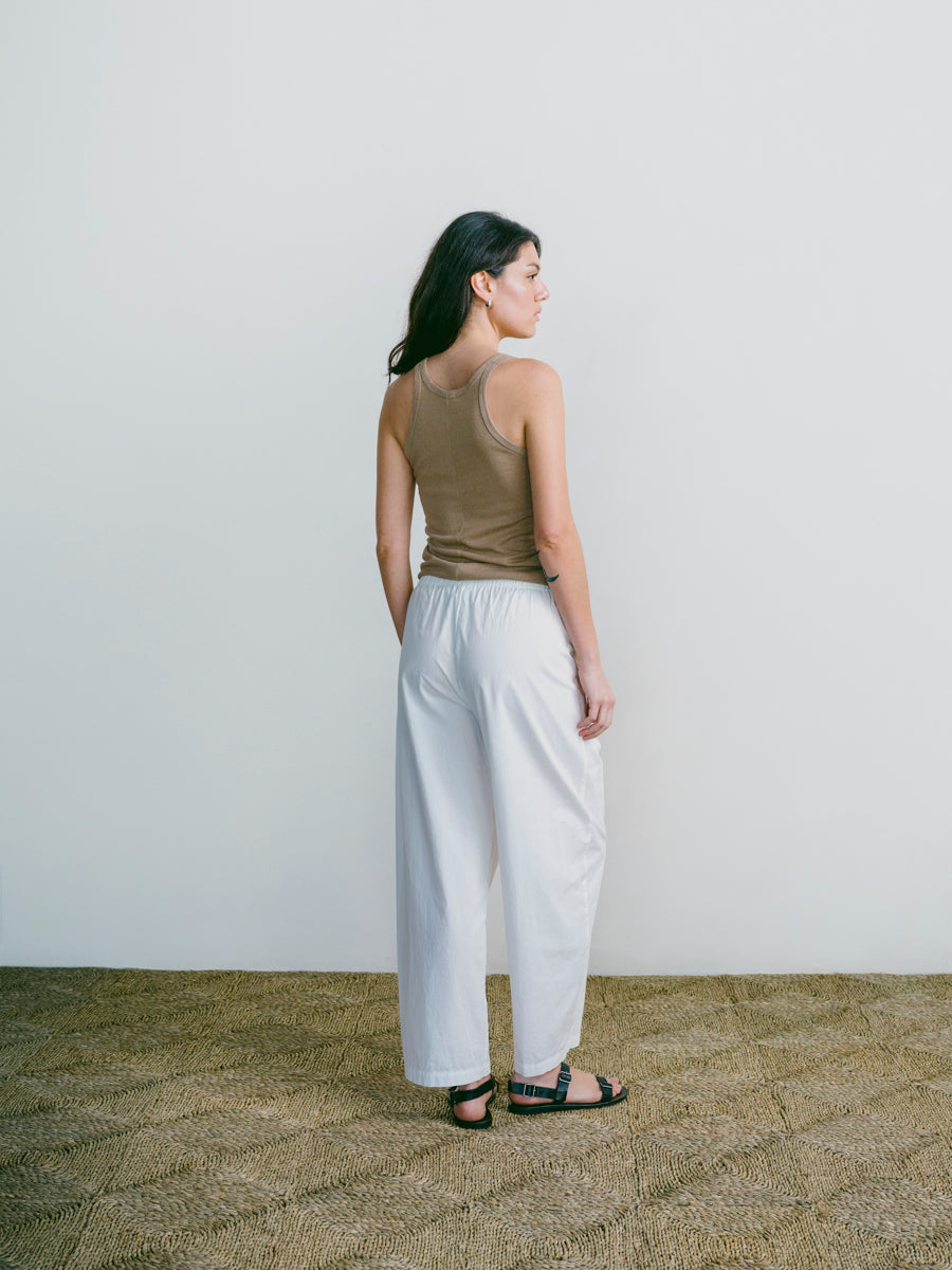 All Day Pant, Organic Cotton Poplin, Natural