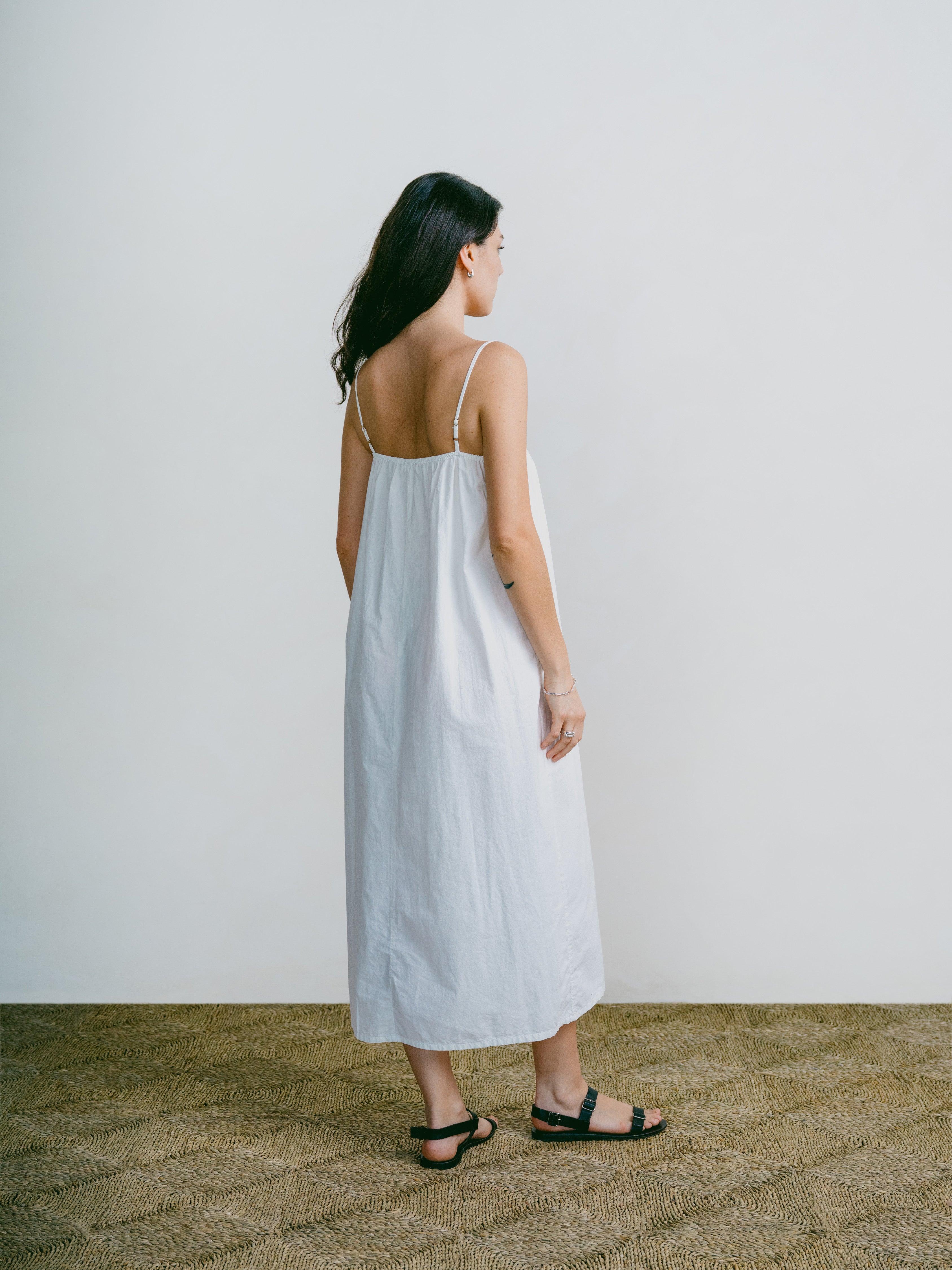 Marta Dress, Organic Batiste, Natural