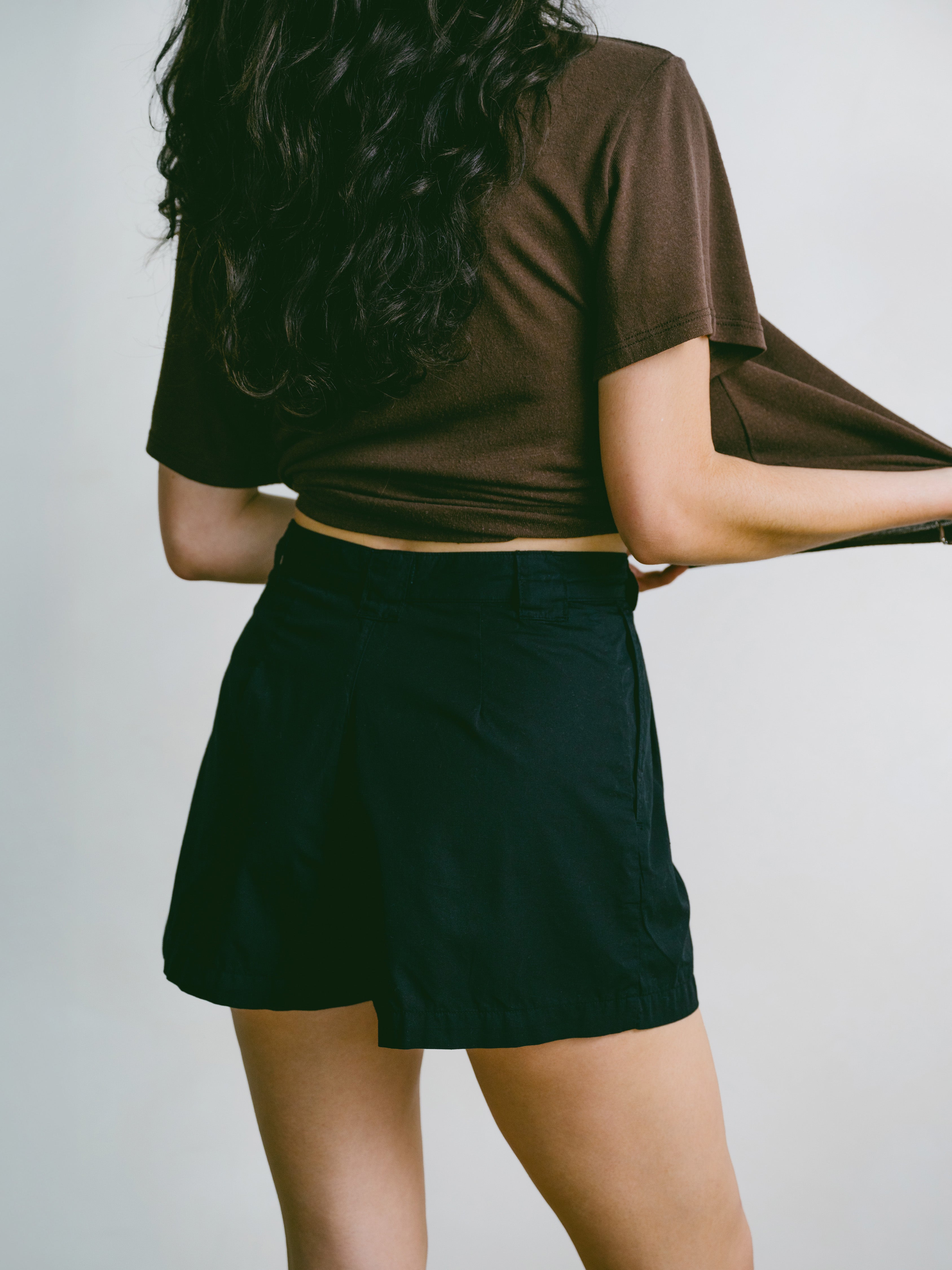 Summer Short, Organic Batiste, Soft Black