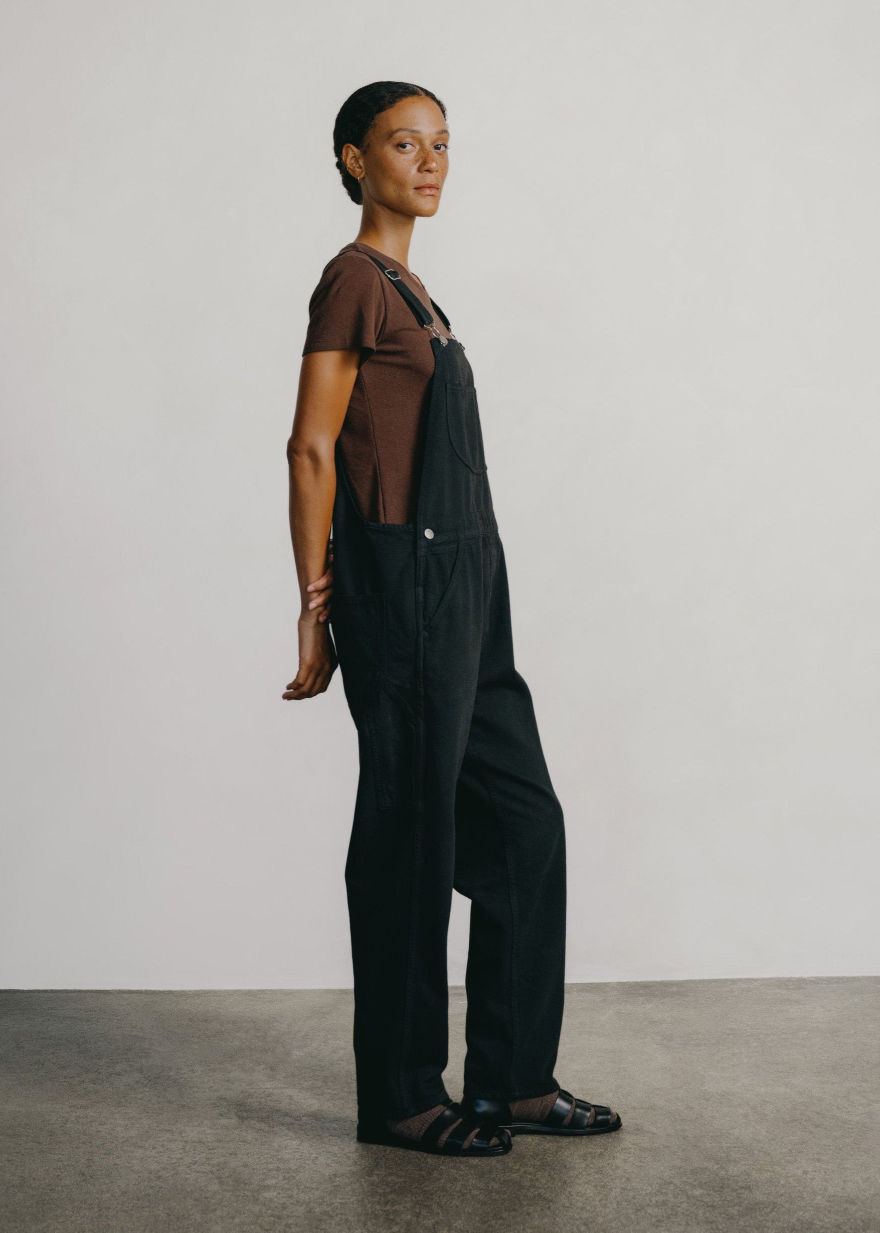 Standard Overalls, Tencel Bull Denim, Ink Black