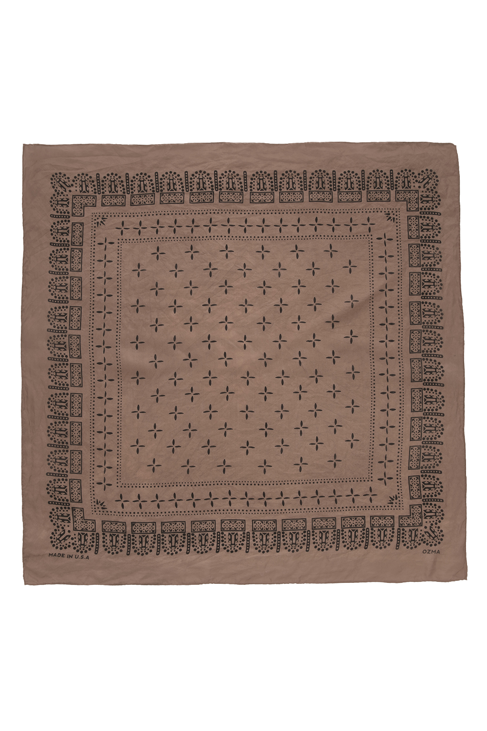 1930s Bandana, Regen Silk, Rosehip