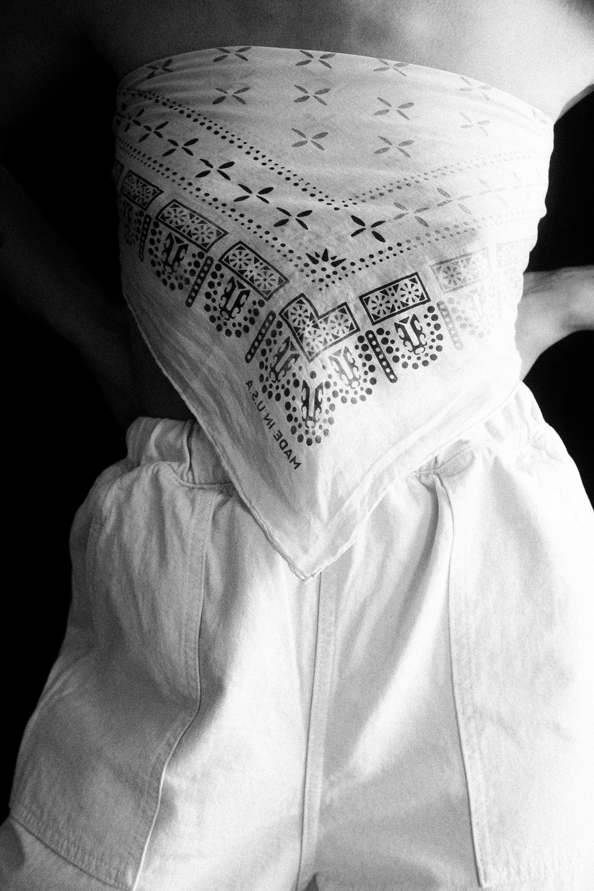 1930s Bandana, Regen Silk, Bare